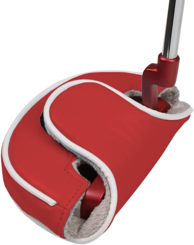 Hireko Sahara No-Logo Synthetic Leather Mallet Putter Headcover - Image 1